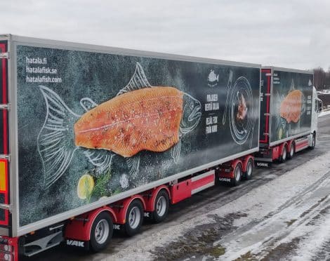 Hätälän rekka, yhdistelmän teippaus