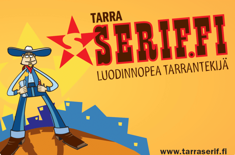 Luodinnopea tarrantekijä - Tarraserif Oy